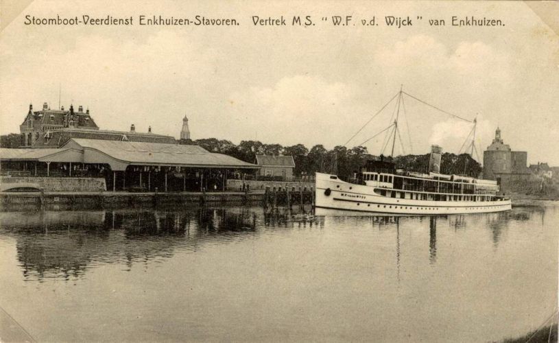 ms W.F. vd Wijck aankomst Enkhuizen